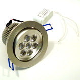 7 Watt LED Downlight Ceiling Light Silver 7 Watt LED Downlight Ceiling Light Silver