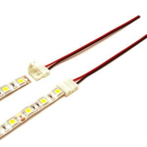 LED Strip Power Lead Connector 10mm 2 Pin