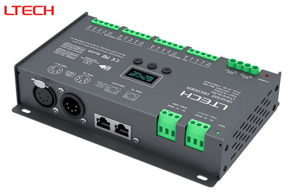 LT-916 16 Channel DMX Decoder XLR-5 / RJ45