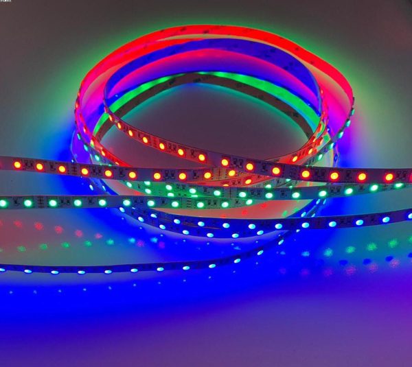 12V RGB LED Strip Lights Colour Variations