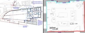 home floor plan used for planning led light strip installation