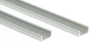 Shallow LED Aluminium Profile – Silver