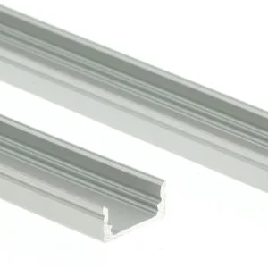Shallow LED Aluminium Profile - Silver