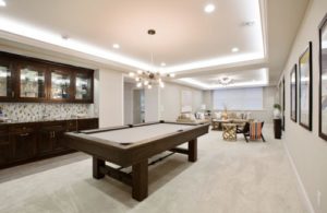 LED Lighting in a Pool Room