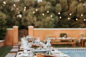 Poolside Festoon Lights